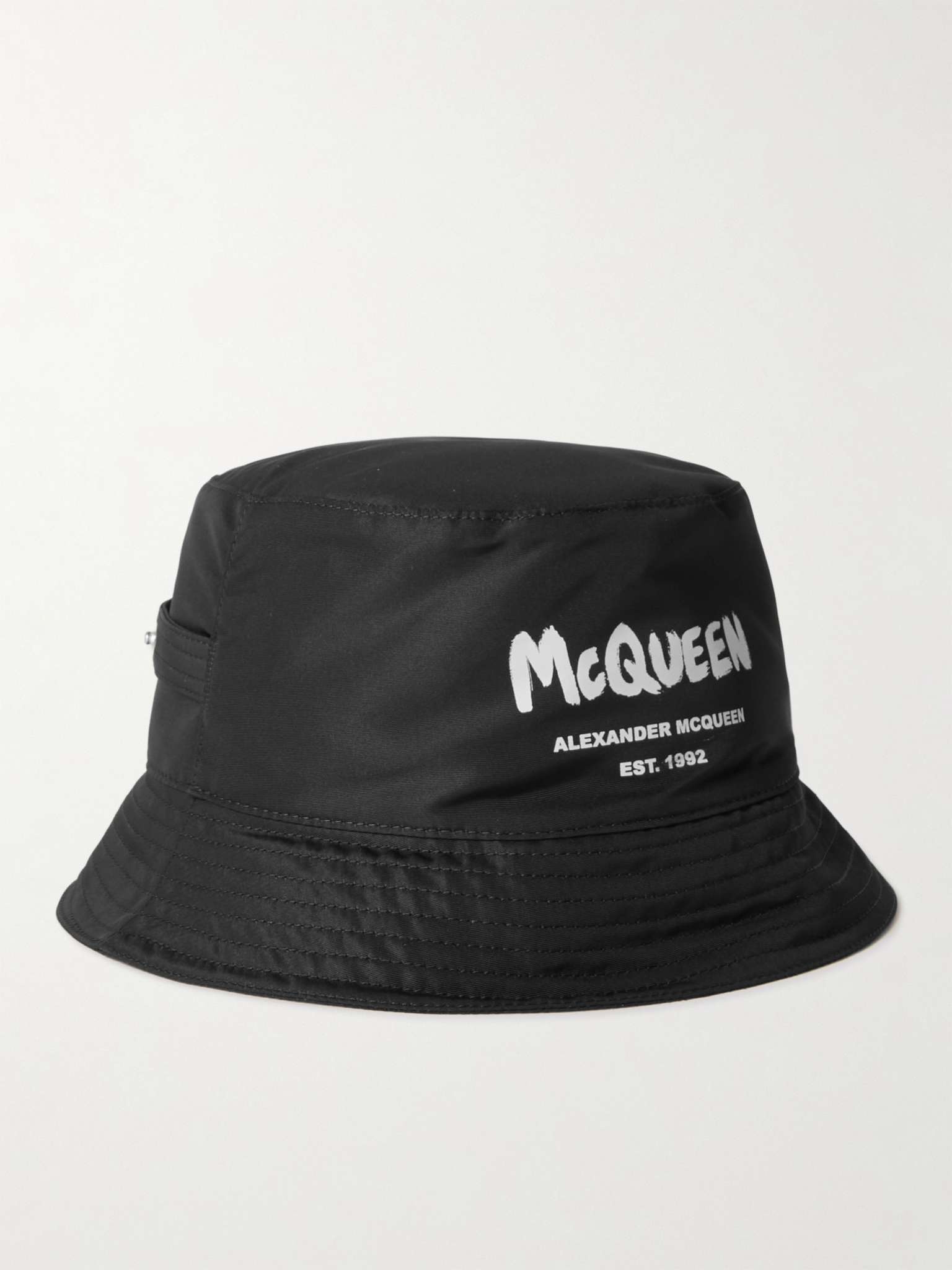 Logo-Appliquéd Shell Bucket Hat - 1