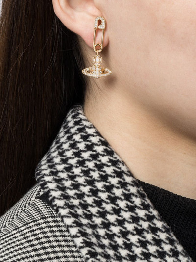 Vivienne Westwood Lucrece orb earrings outlook
