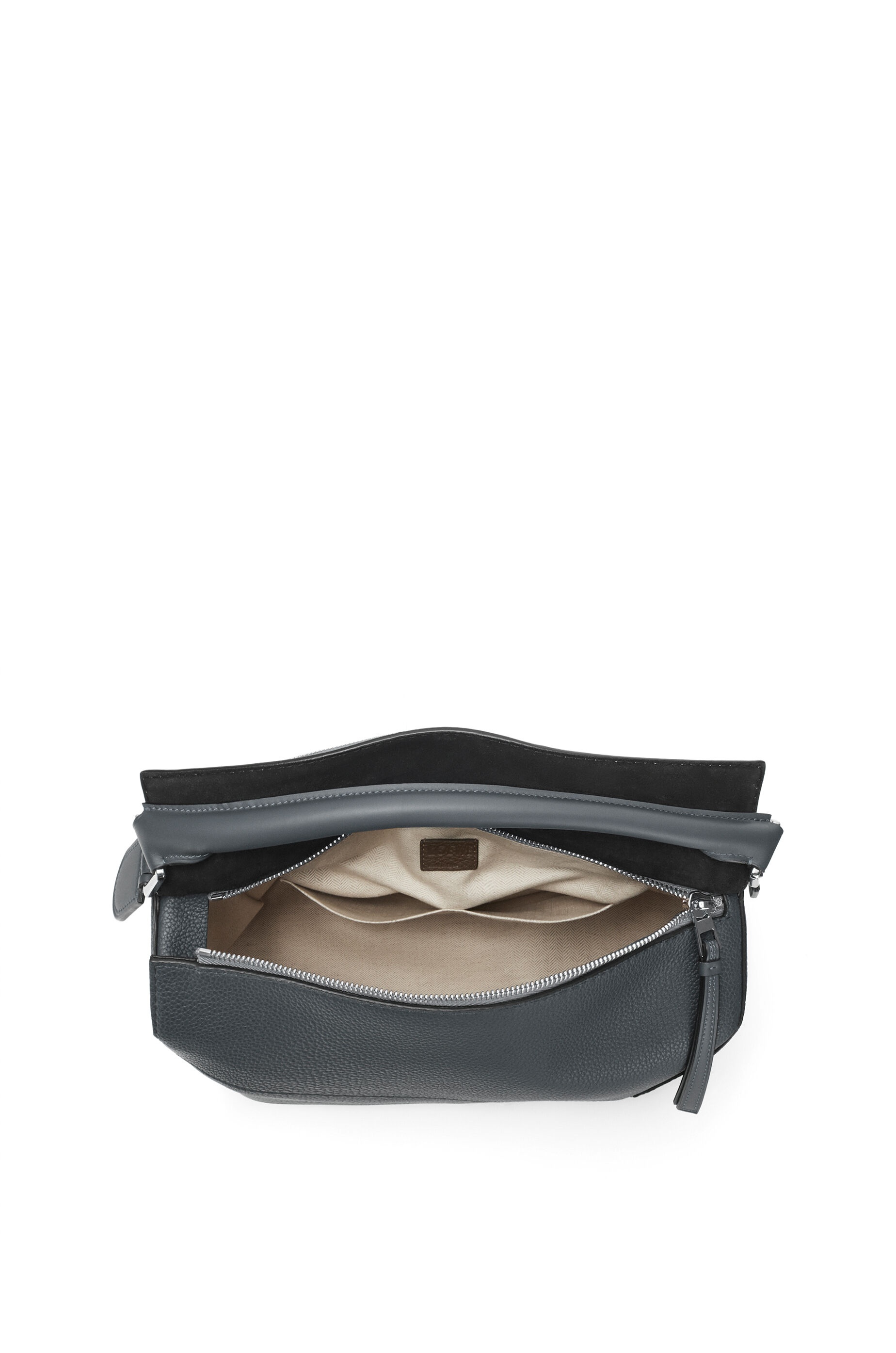 Large Puzzle Edge bag in grained calfskin - 4