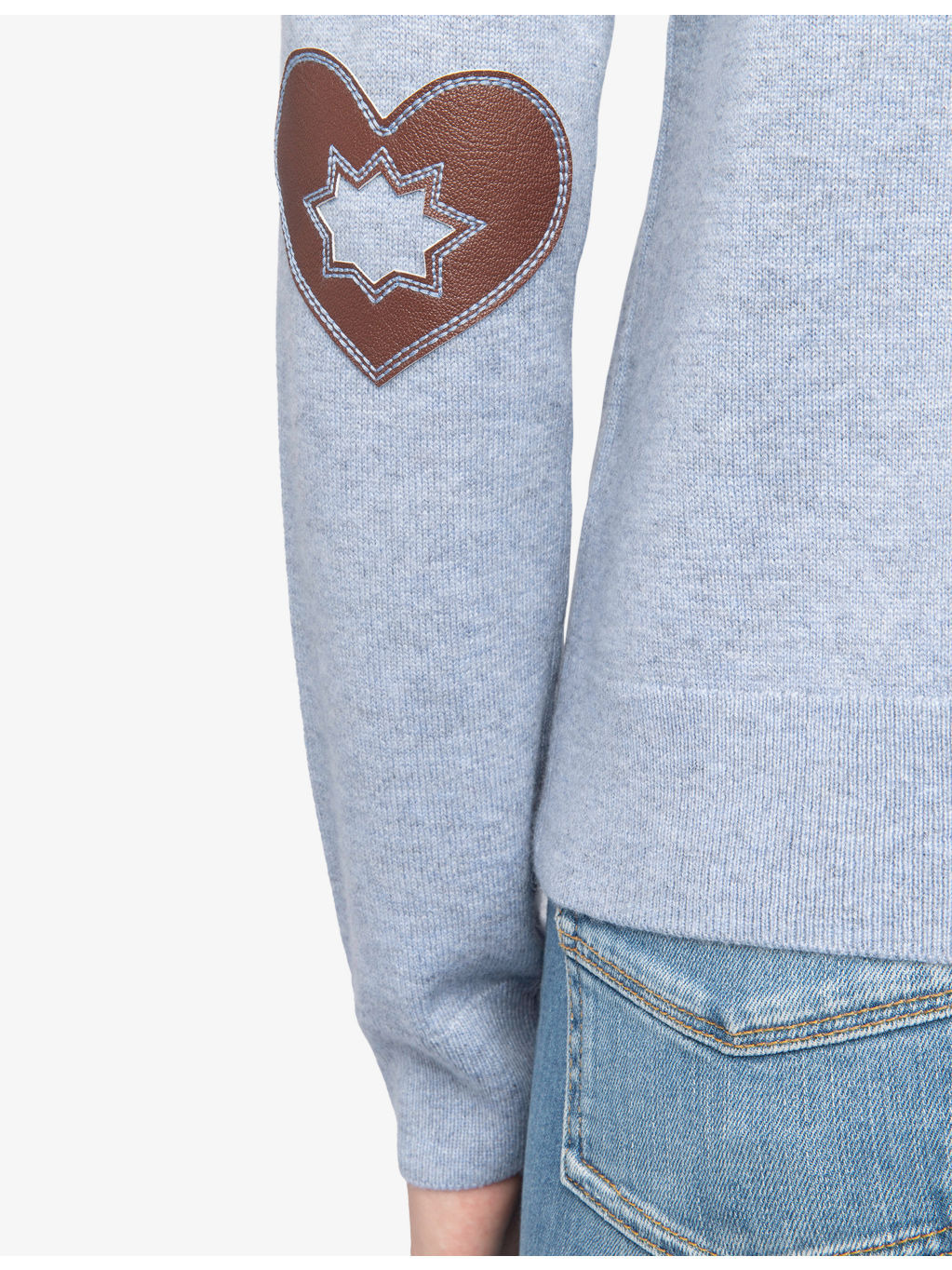 Heart Patch Wool And Cashmere-Blend Jumper - 5