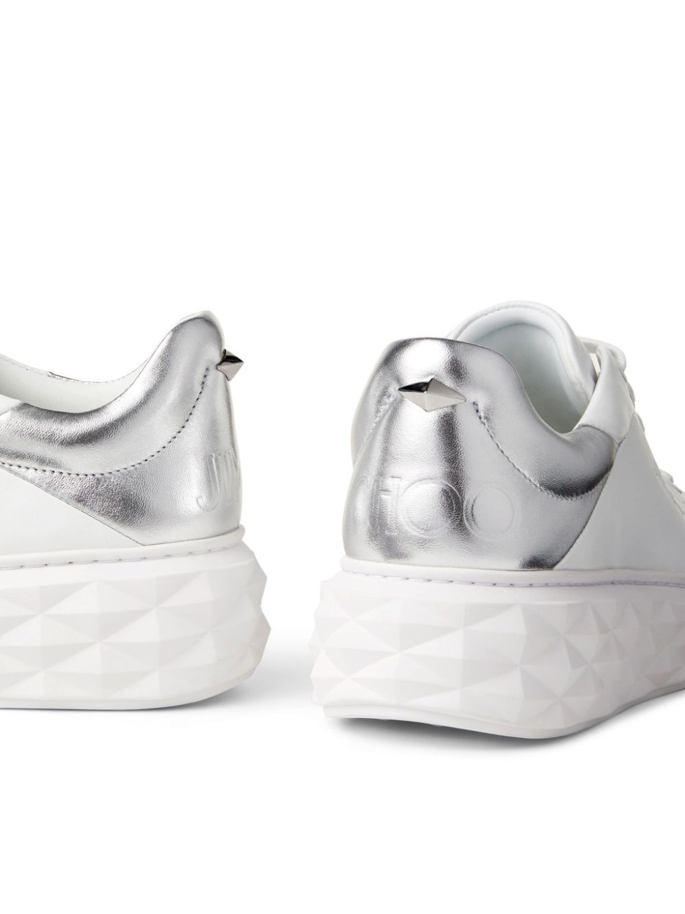 Diamond Maxi/F II leather sneakers - 6