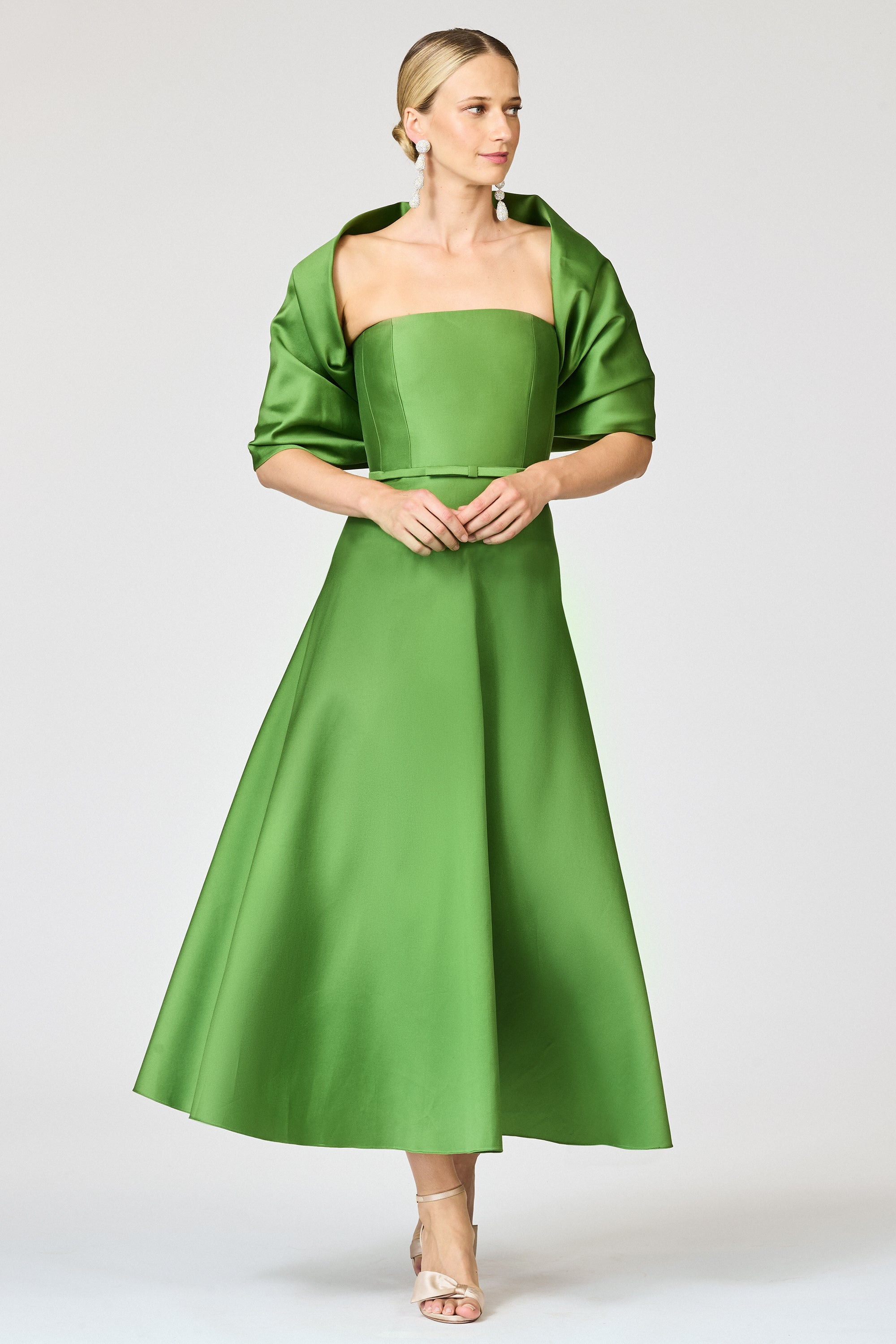 DARIAN DRESS - GREEN GARNET - 5