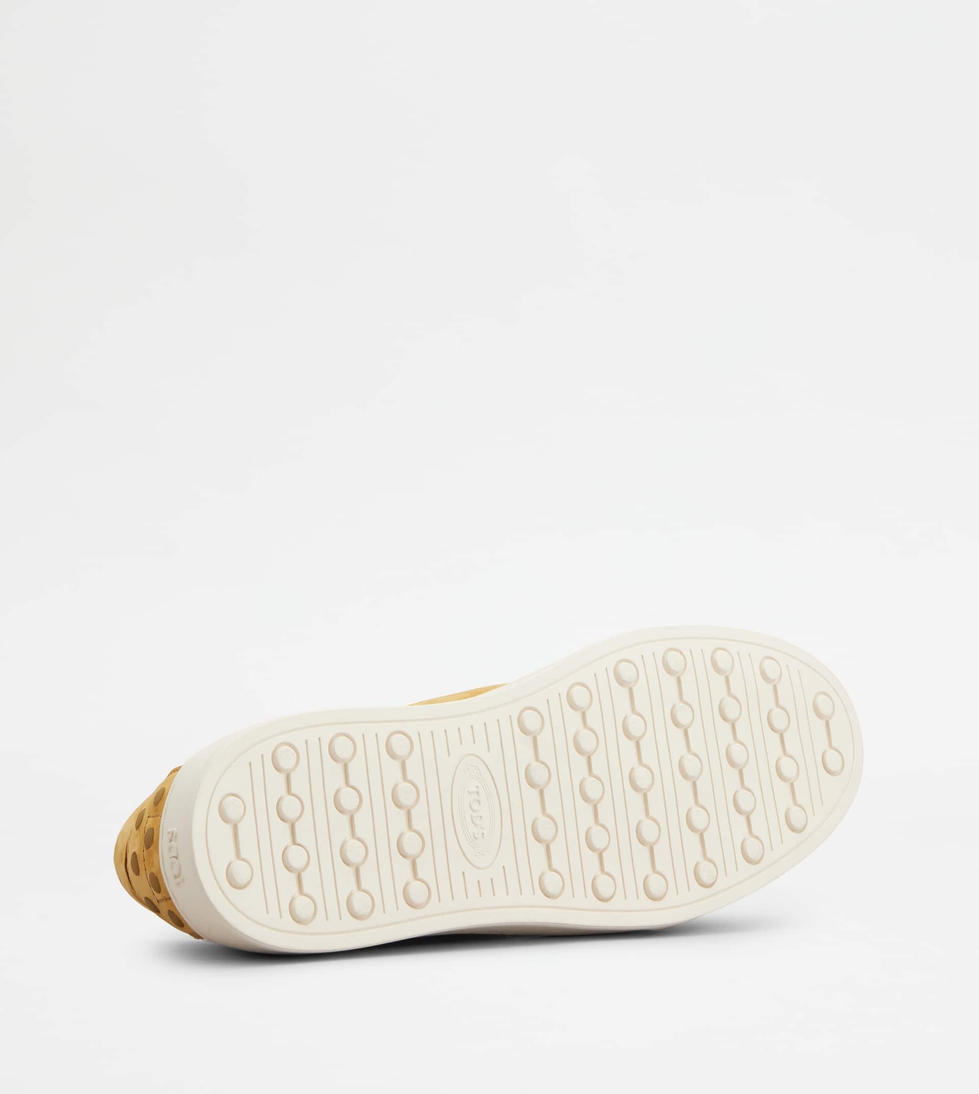 SNEAKERS IN NUBUCK - YELLOW - 4