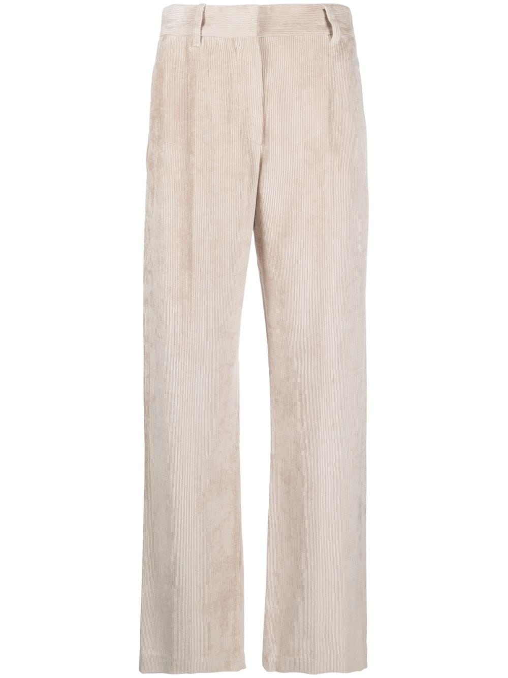 corduroy wide-leg trousers - 1