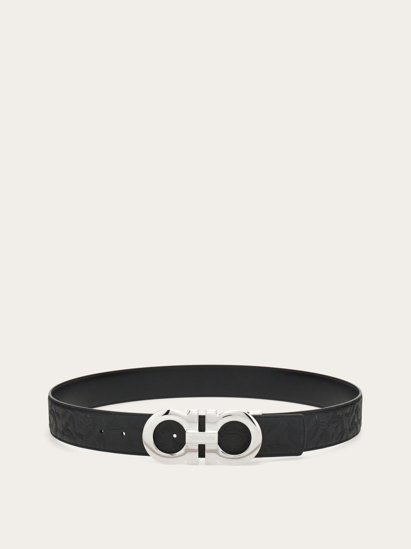 Reversible and adjustable Gancini belt 3