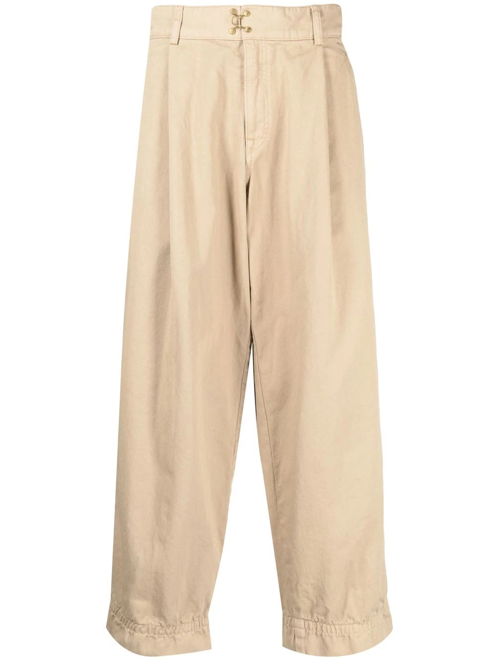 straight-leg chino trousers - 1