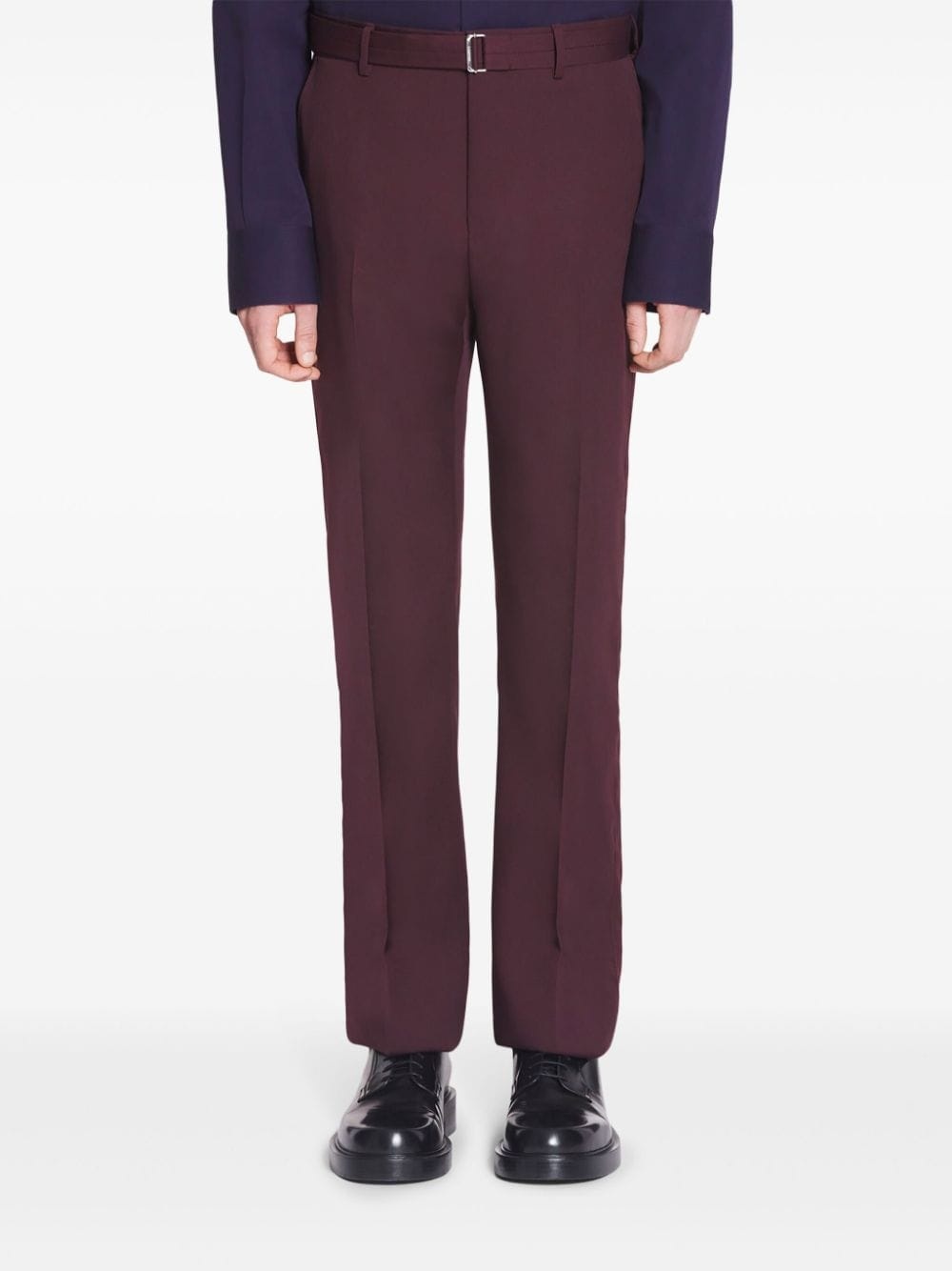 belted tailored trousers - 3