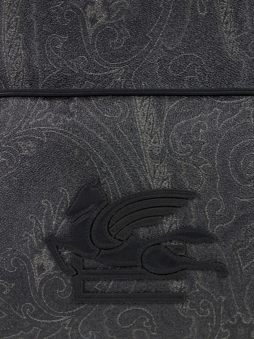 paisley-pattern logo backpack - 4