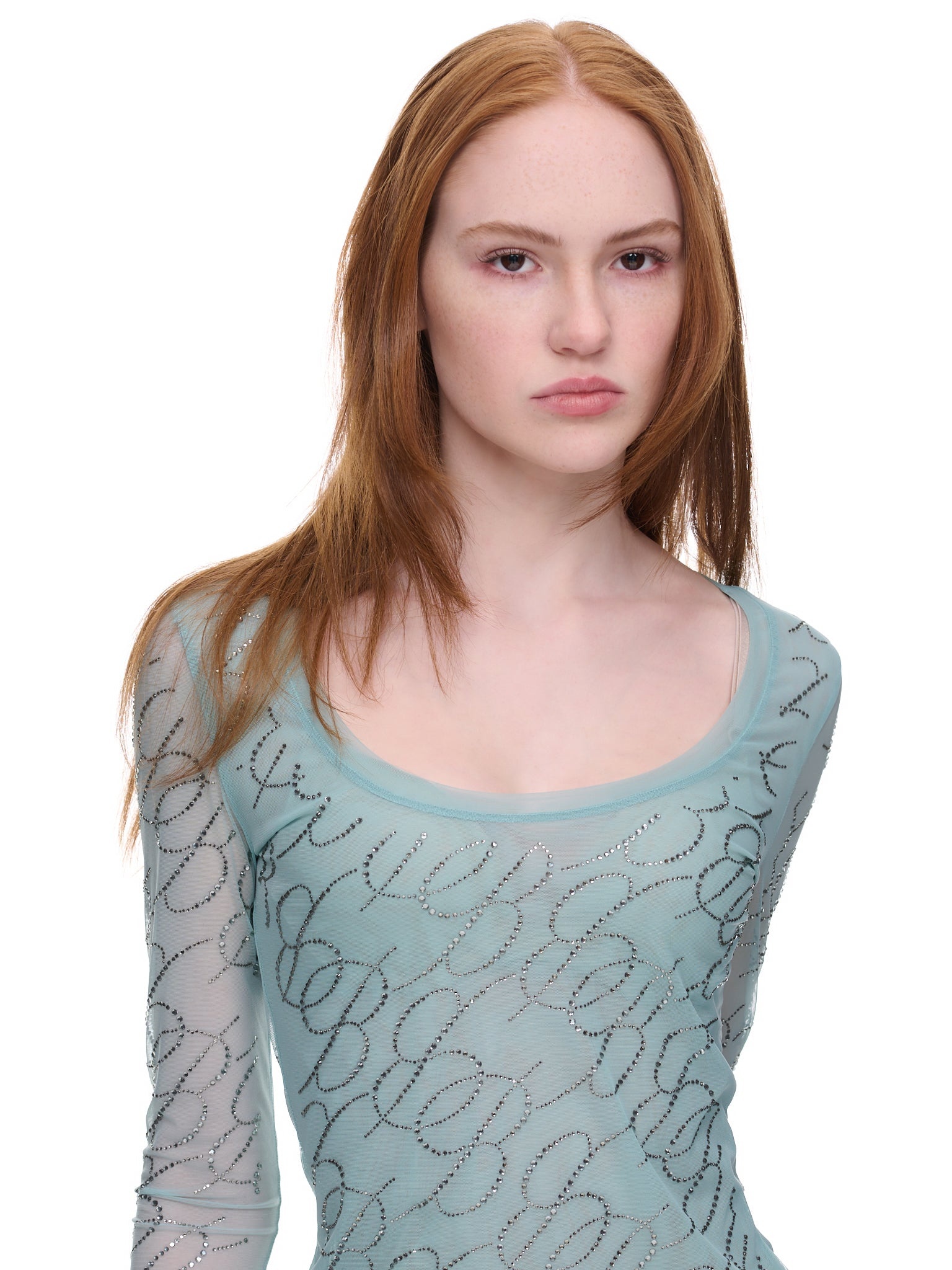 Rhinestone Logo Top - 4