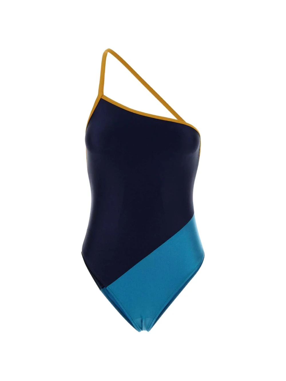two-tone swimsuit - 1