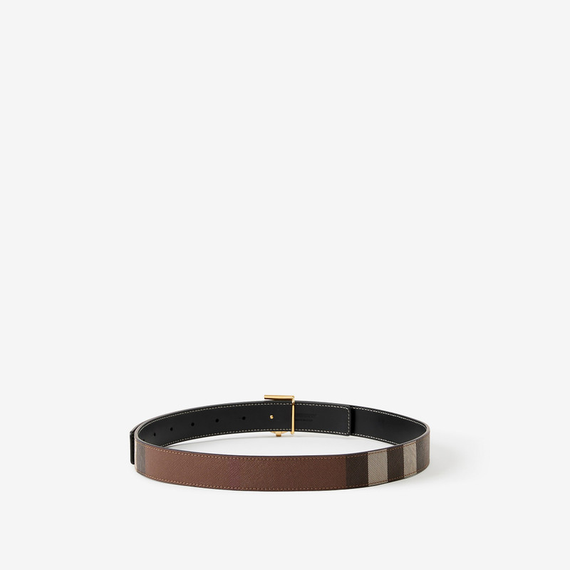 Burberry Reversible Monogram Motif Check Belt outlook