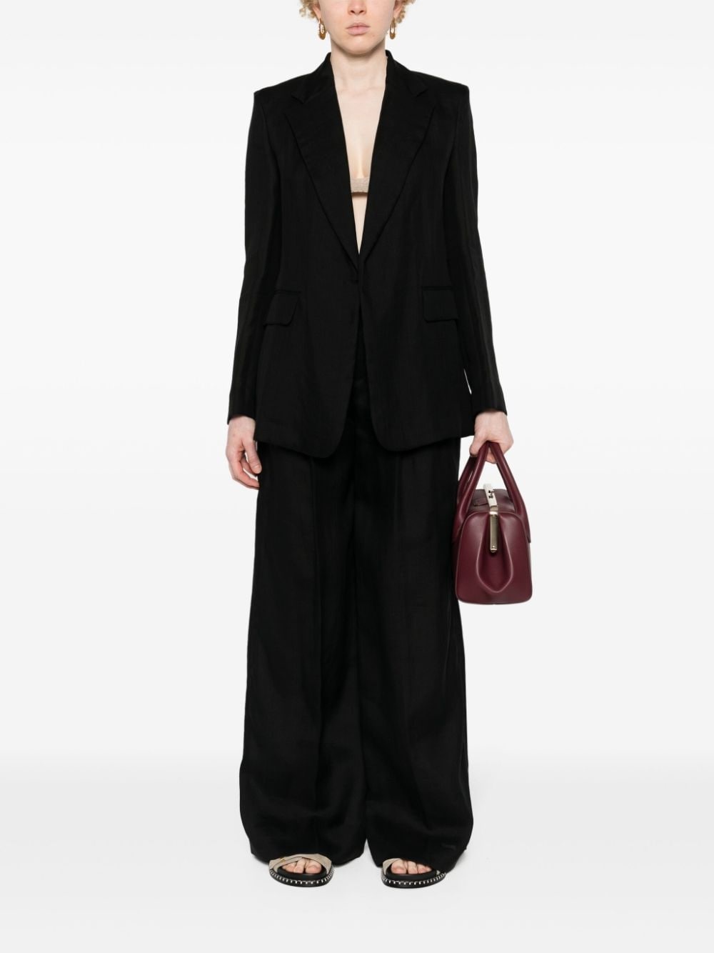 wide-leg sailor trousers - 2