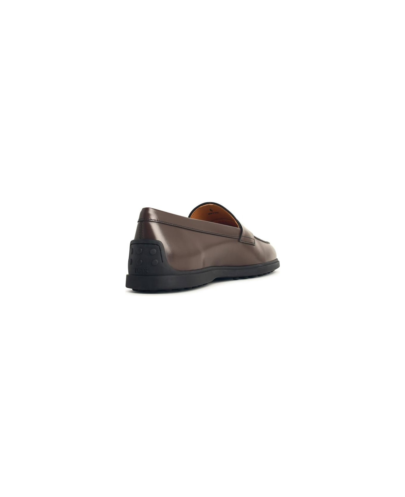 Brown Leather Loafers - 3