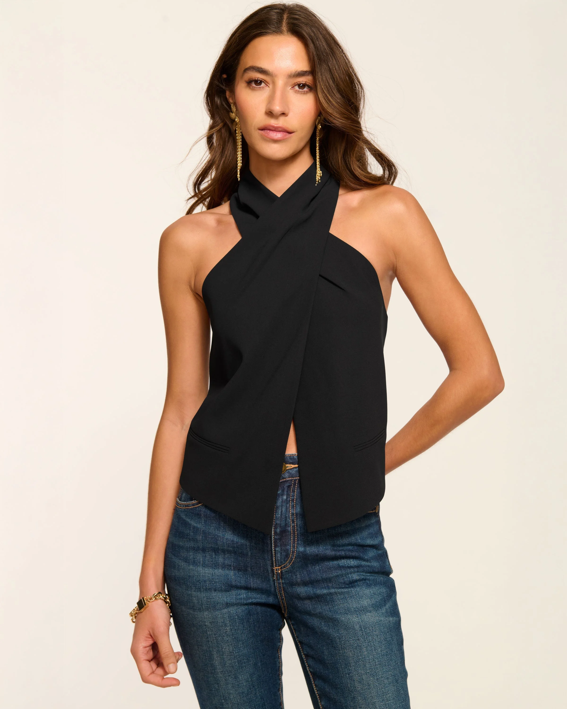 Andie Tailored Halter Top - 1