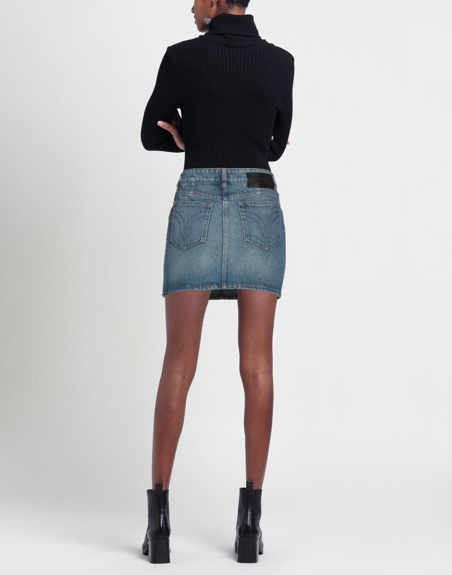 Blue Women's Denim Skirt - 3