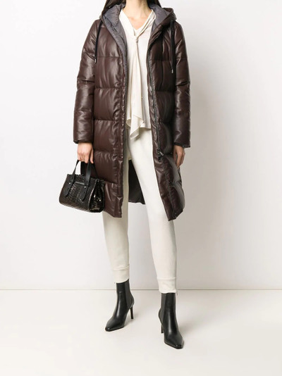 Brunello Cucinelli padded mid-length jacket outlook