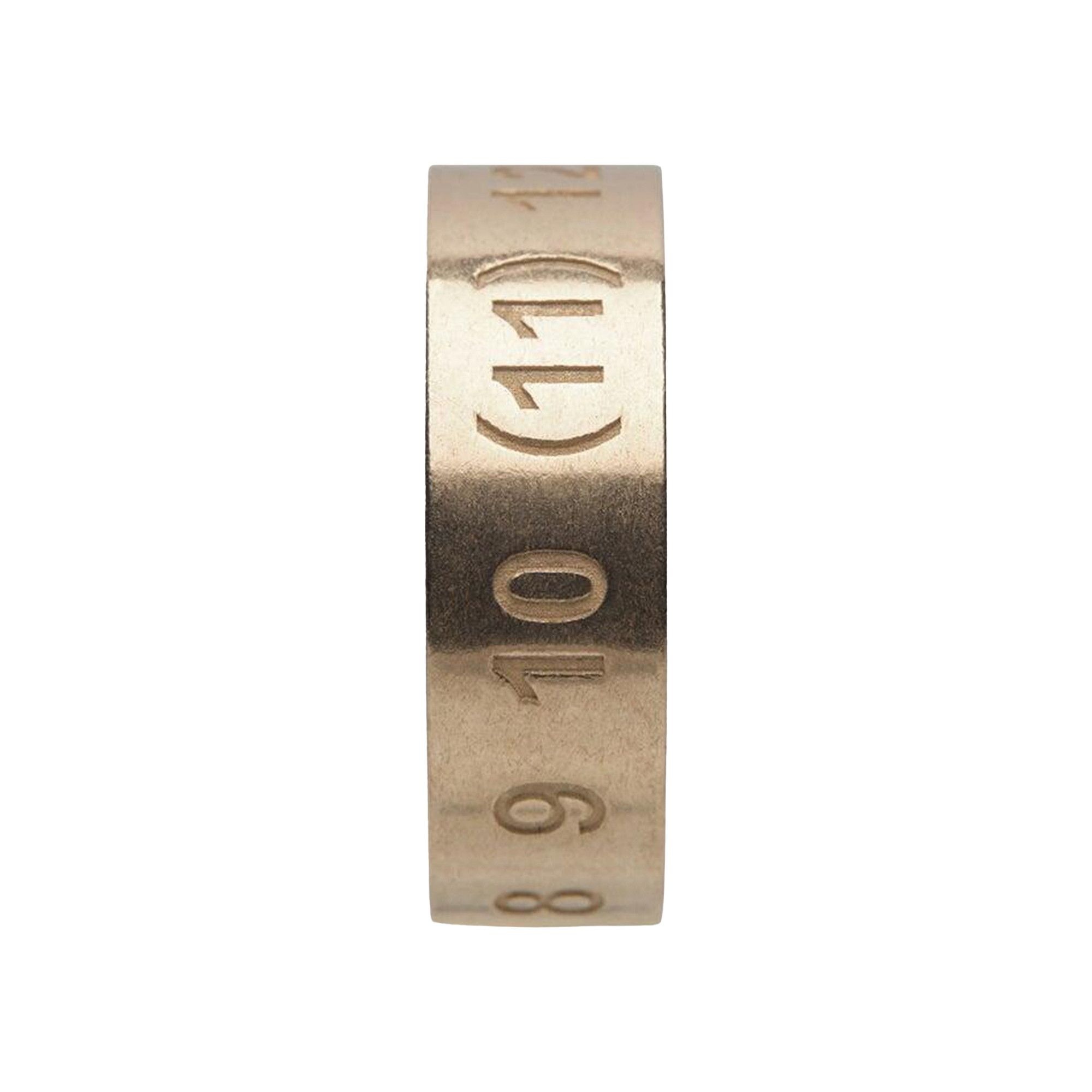 Maison Margiela Numbers Engraved Ring 'Yellow Gold' - 1