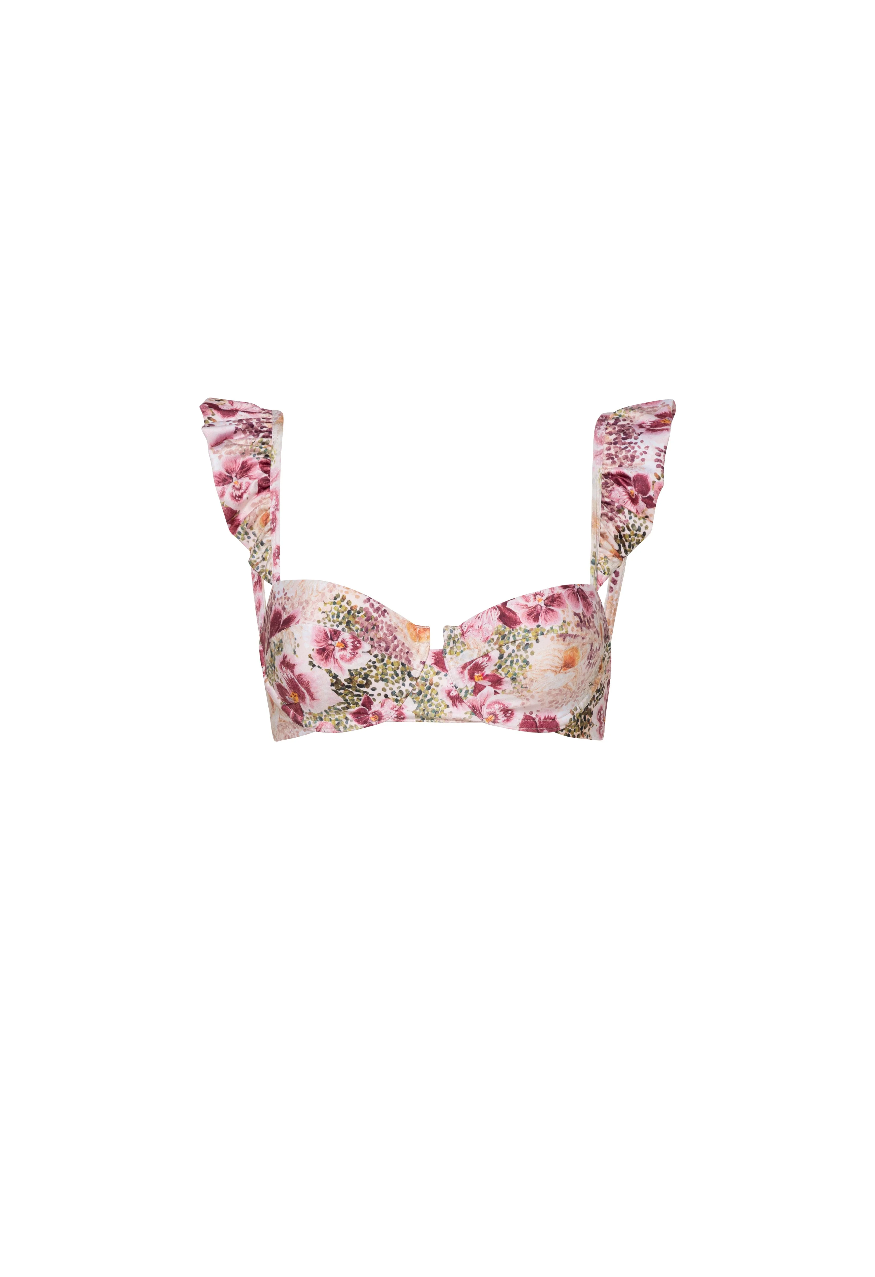 Kiwi Florecer Bikini Top - 1