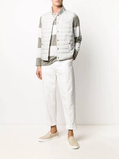 Brunello Cucinelli buttoned-up padded gilet outlook