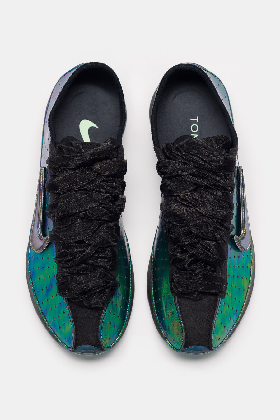 Air Superfly SP TM Sneaker in Black/Black/Photo Blue/Fierce Purple - 4
