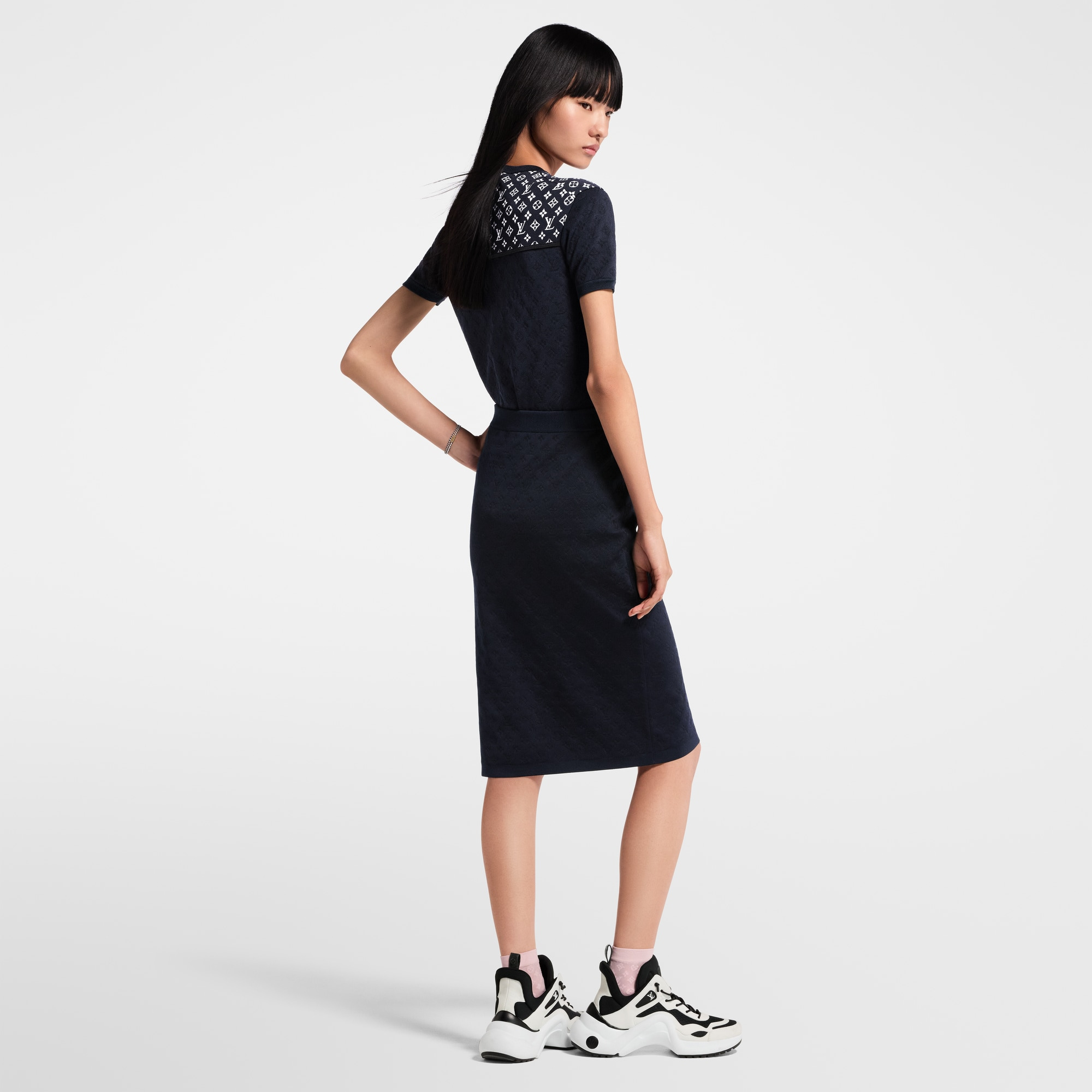 Monogram Jacquard Knit Top - 5
