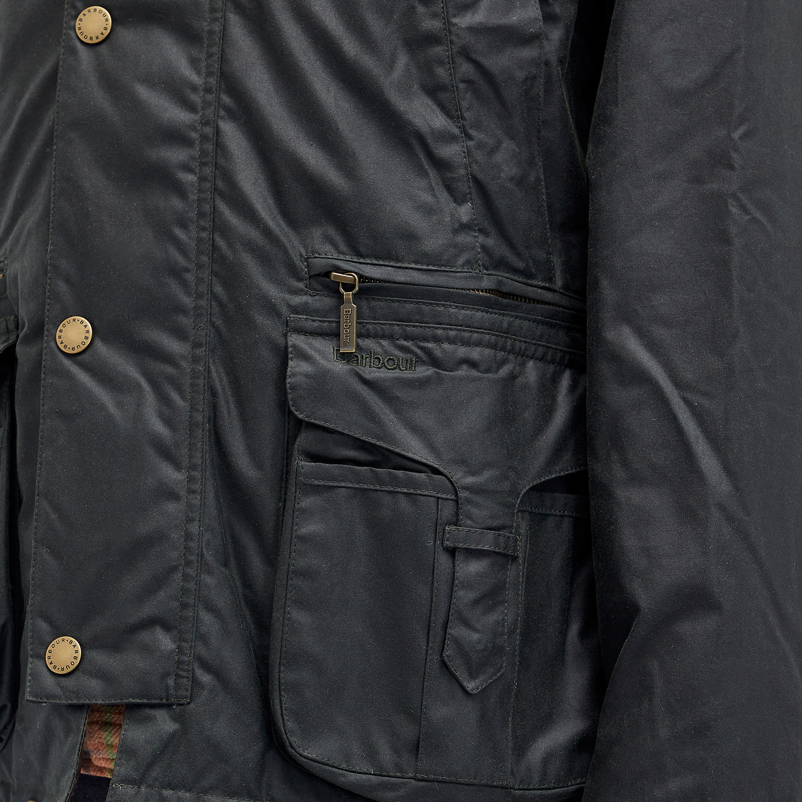 Barbour Heritage + Modified Beaufort Wax Jacket - 5