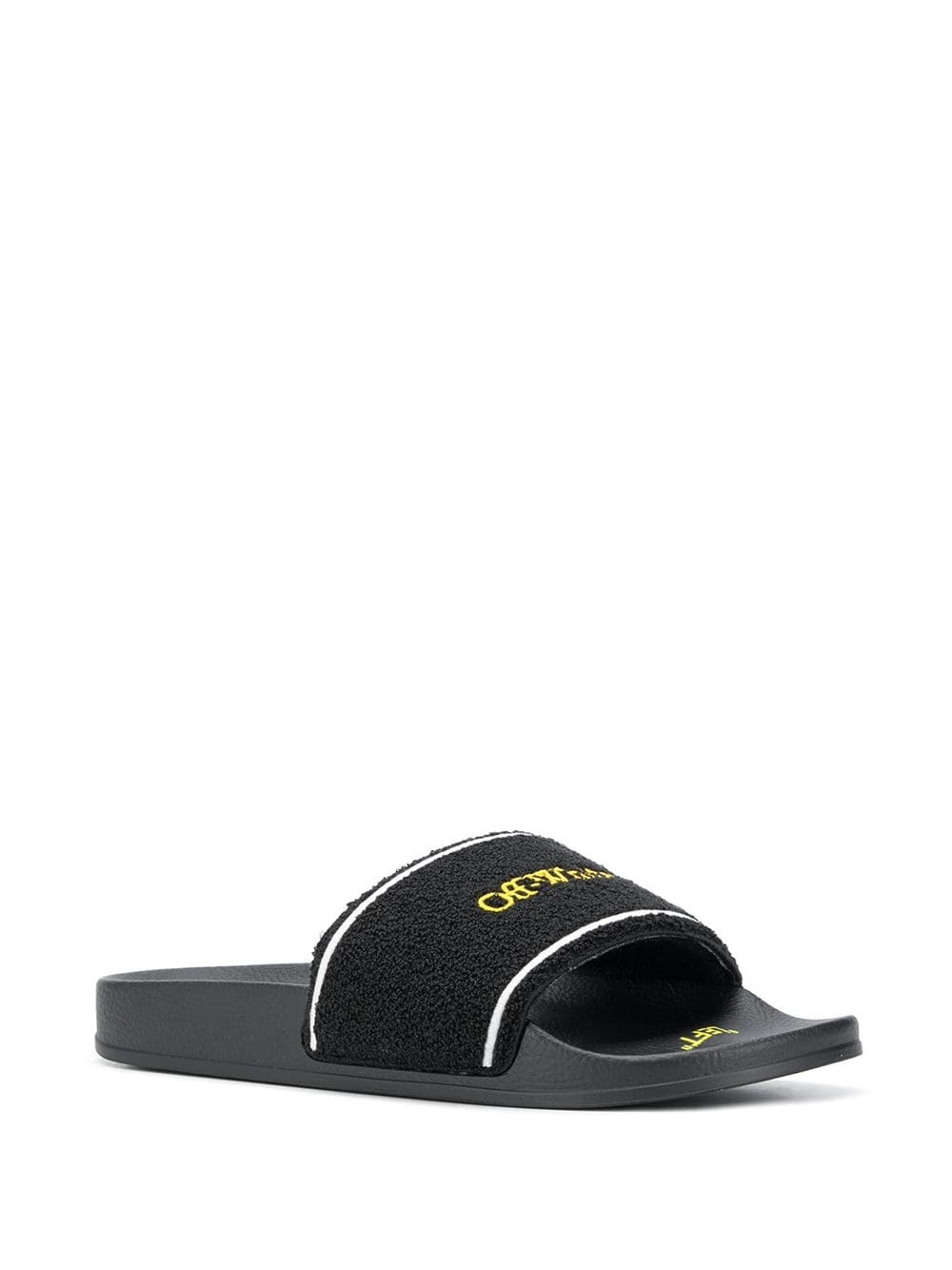 logo-print slide sandals - 2