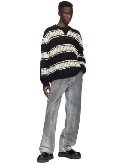 EYTYS Black & Off-White Jaxon Sweater outlook