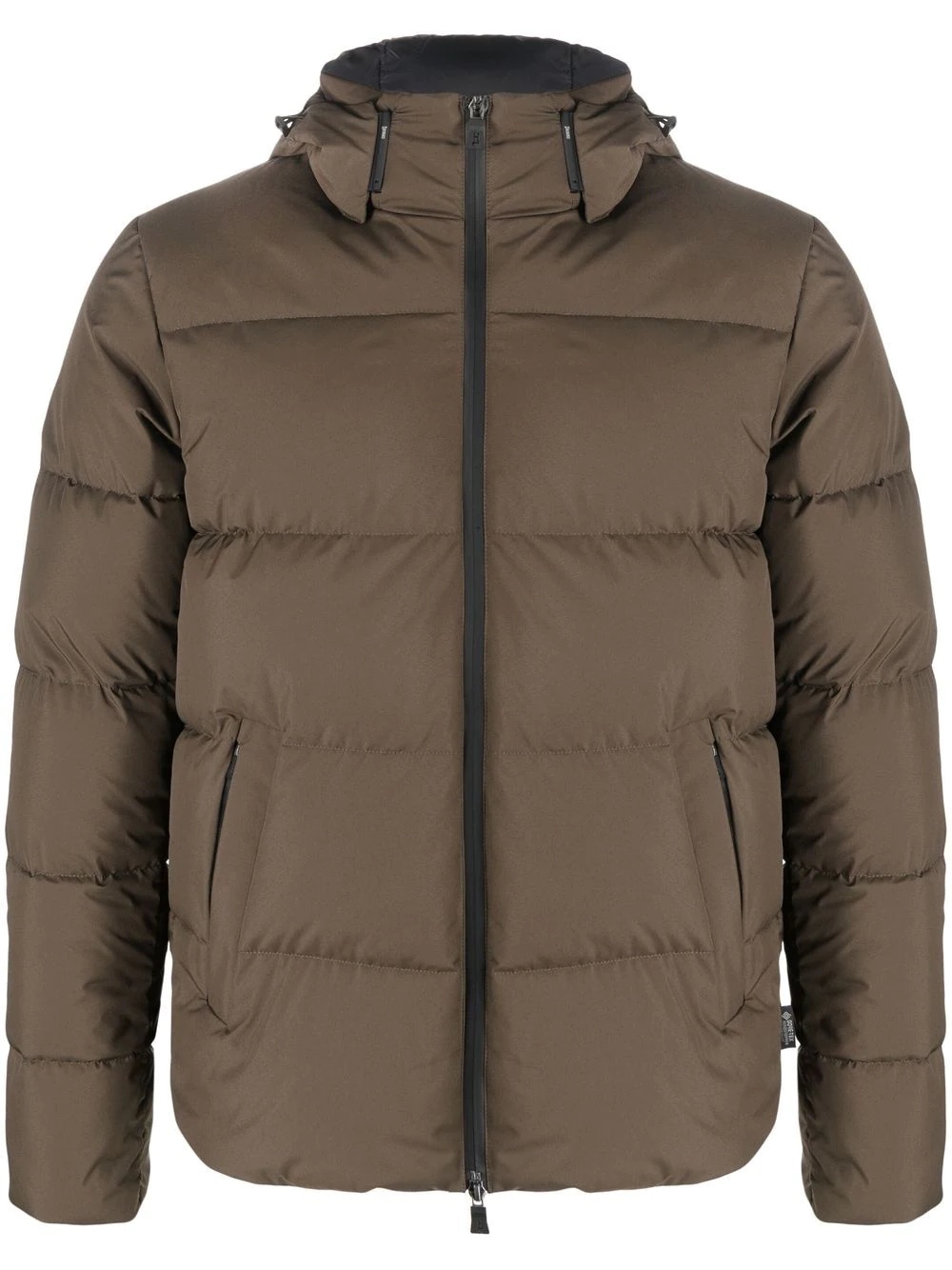 hooded puffer jacket - 1