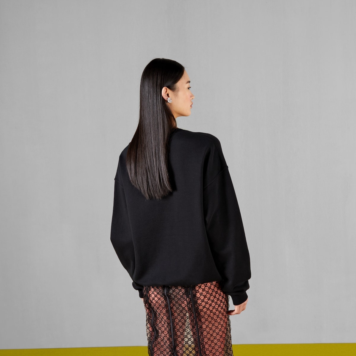 Cotton sweatshirt with embroidery - 6