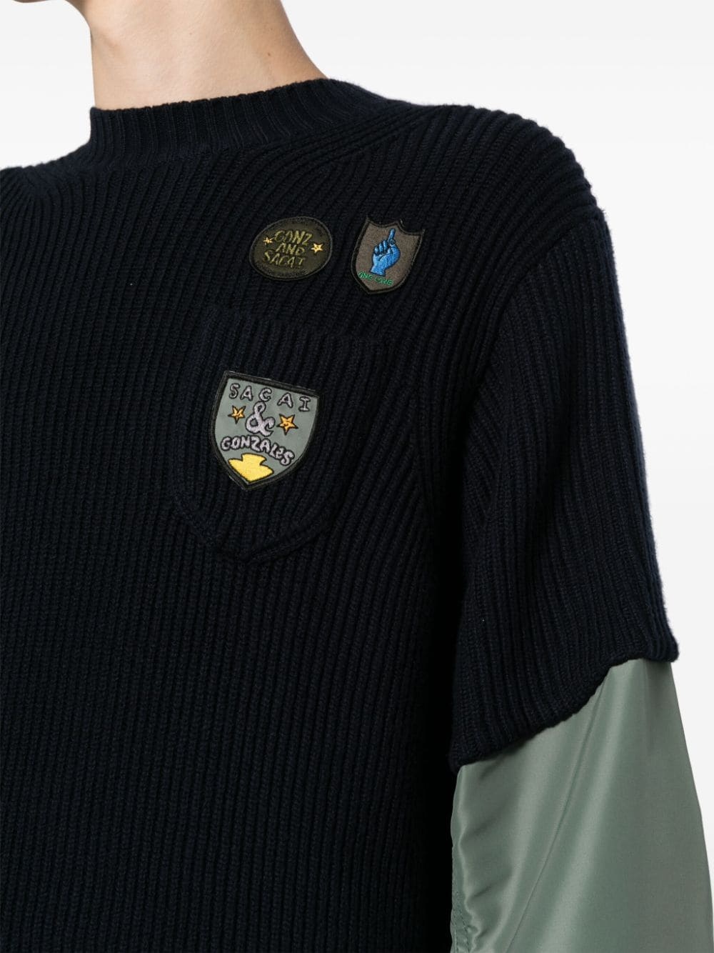 Gonz multi-patched jumper - 5