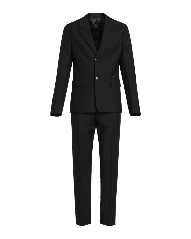 Single-breasted wool and mohair suit 1