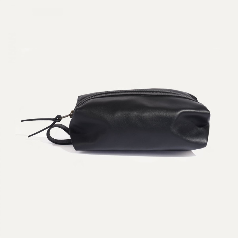 Bleu de Chauffe ZAZOU TOILETRY CASE  -  BLACK LISCIO outlook