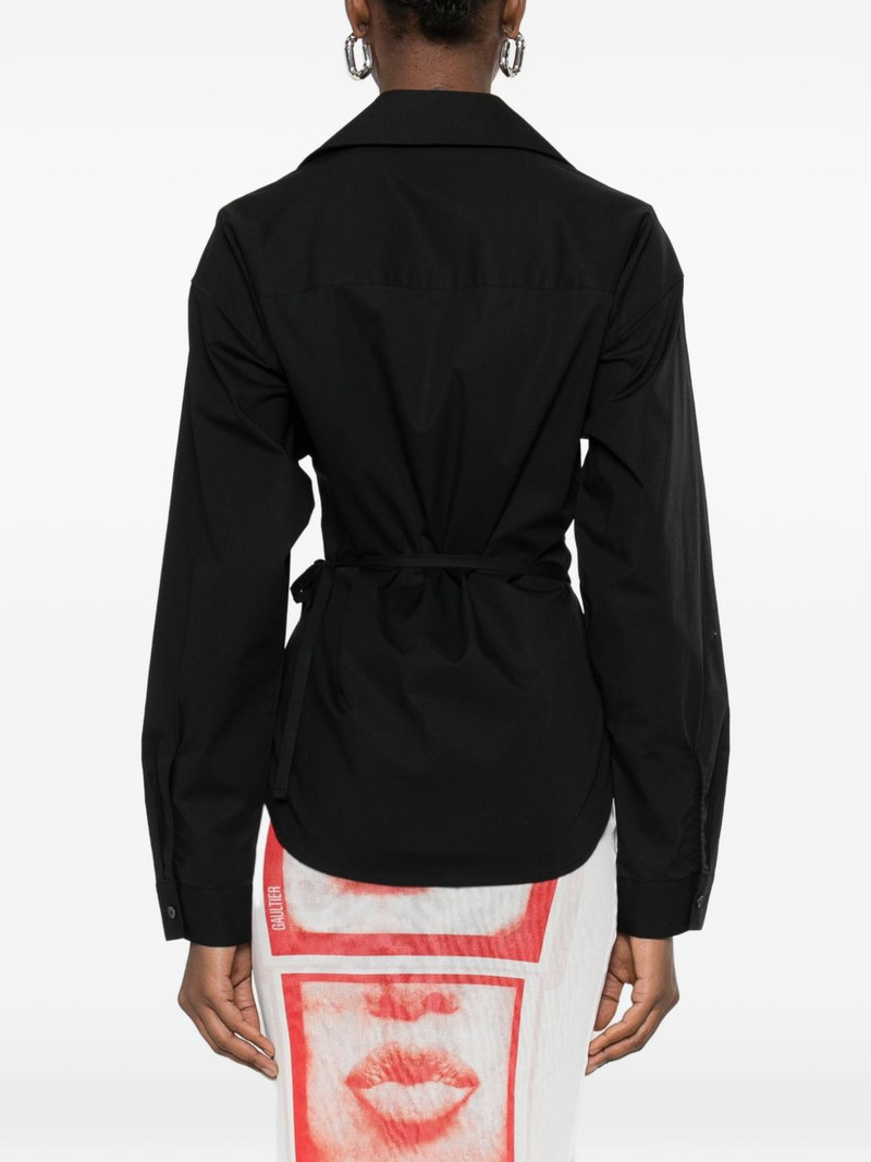 C-Delphos-S1 tie-detail collared shirt 4