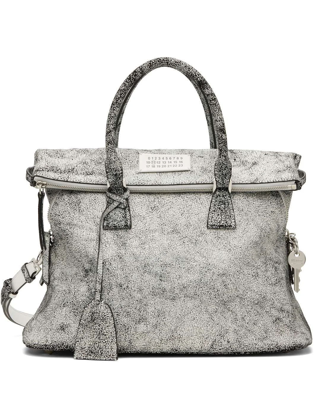 White 5AC 'Loved to Death' Medium Bag - 1