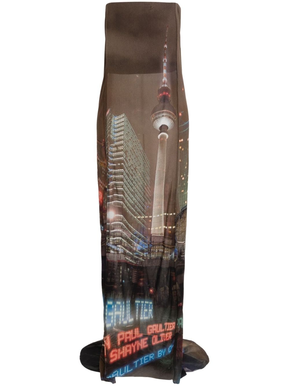 x  Shayne Oliver The City long dress - 1