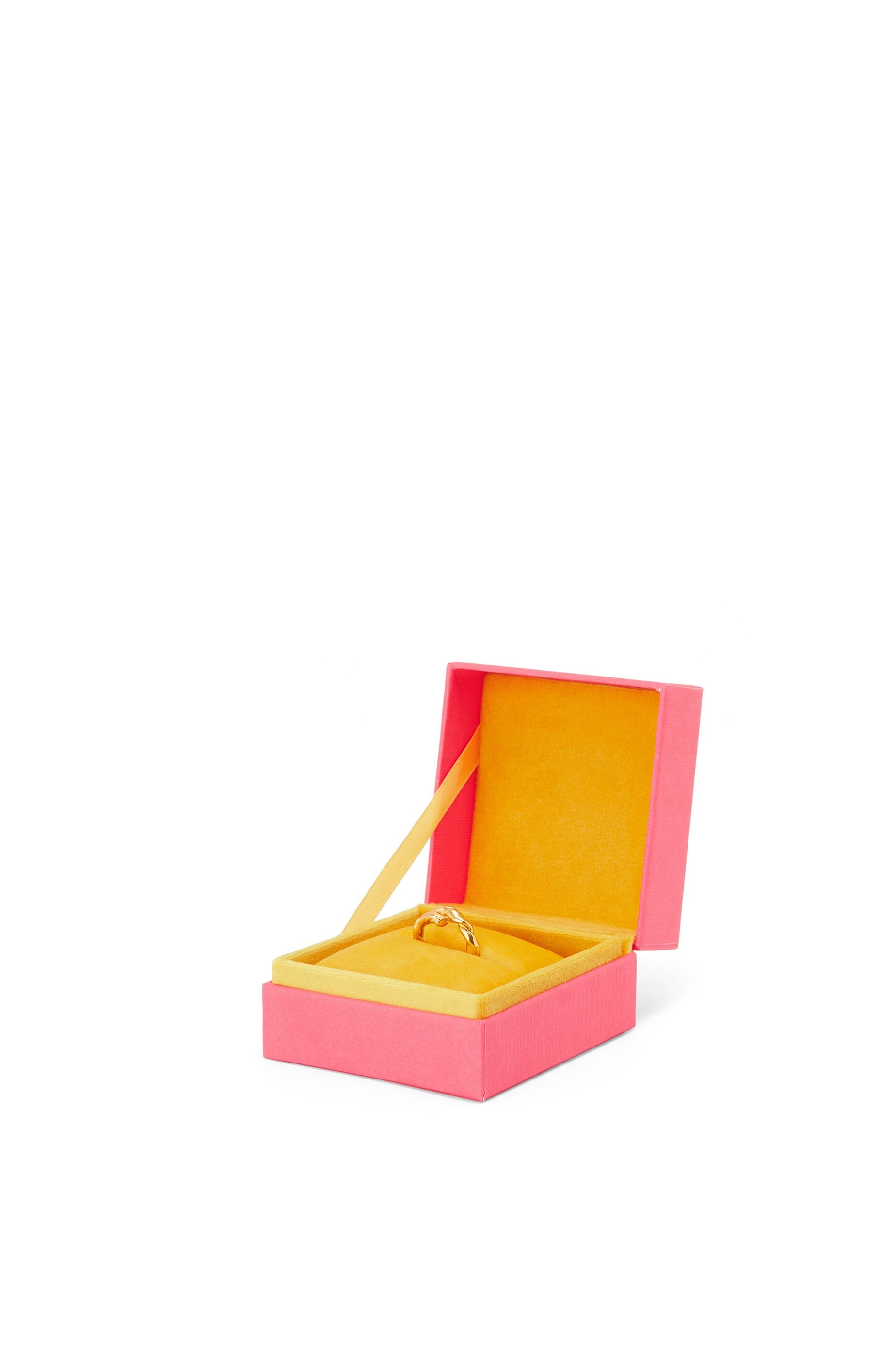 Nappa twist ring in sterling silver - 7