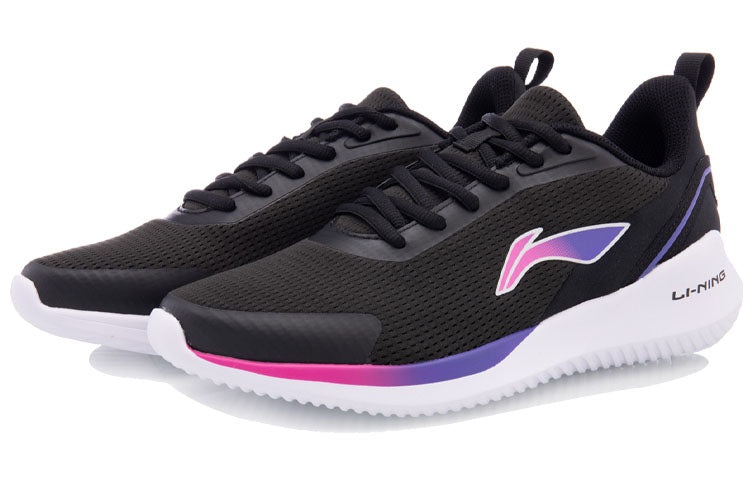 (WMNS) Li-Ning Essential Running Shoes 'Black' ARHQ306-1 - 3