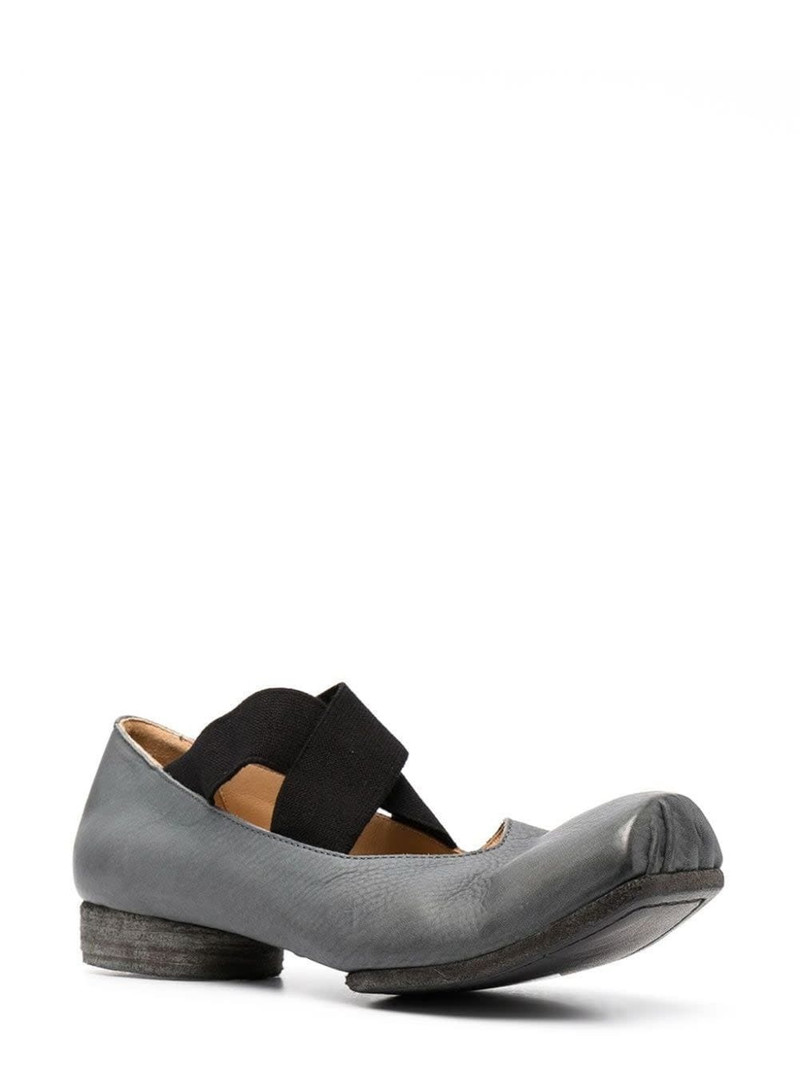 UMA WANG 25mm leather ballerina shoes outlook