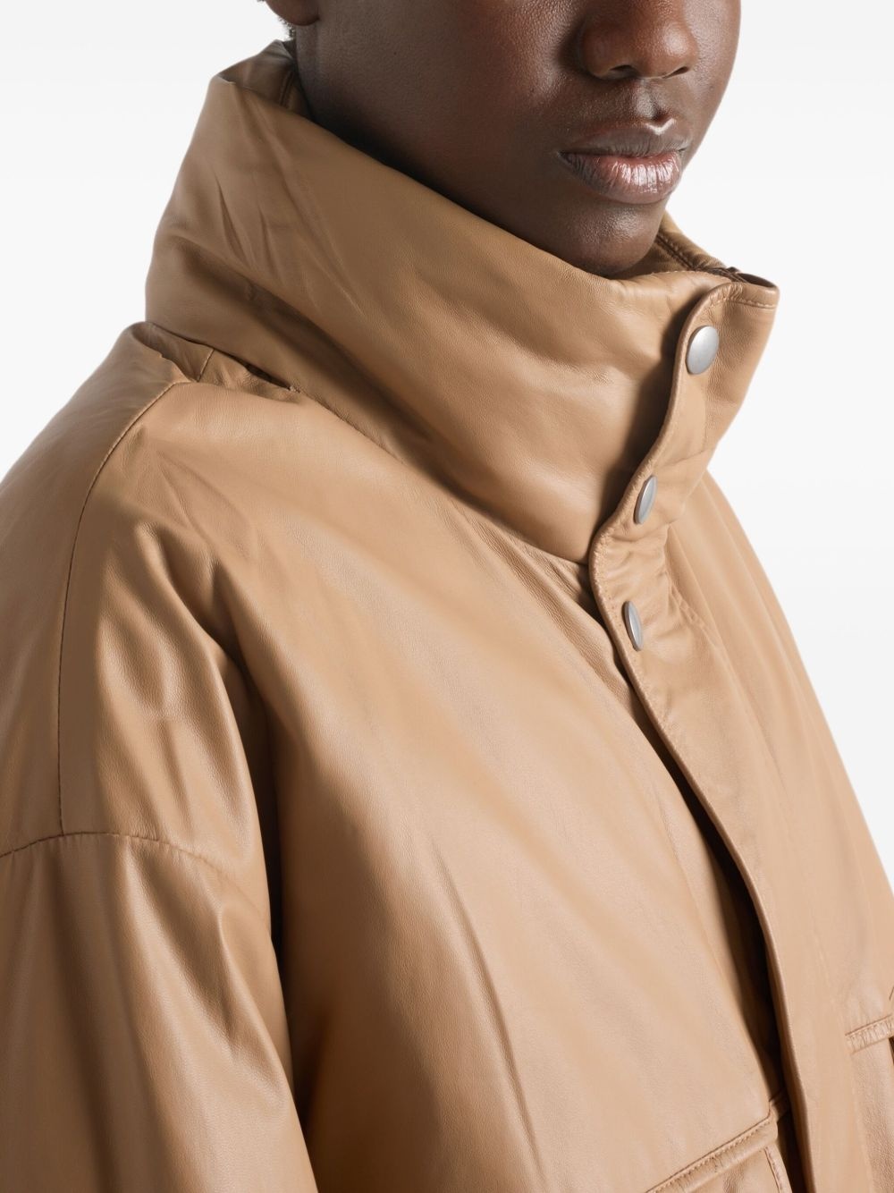 Nappa leather coat - 5