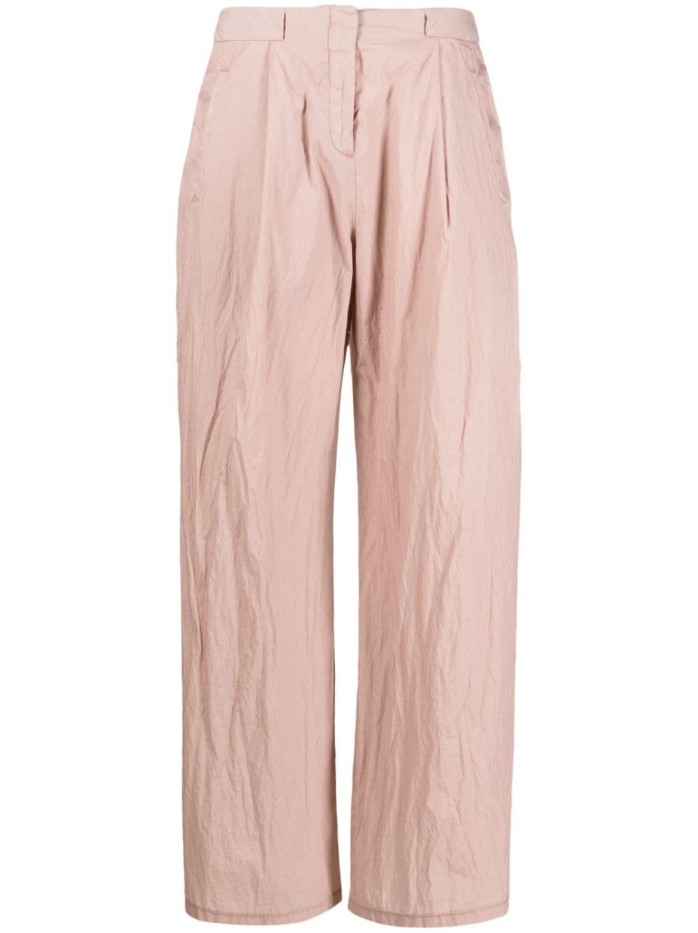 high-waisted wide-leg trousers - 1