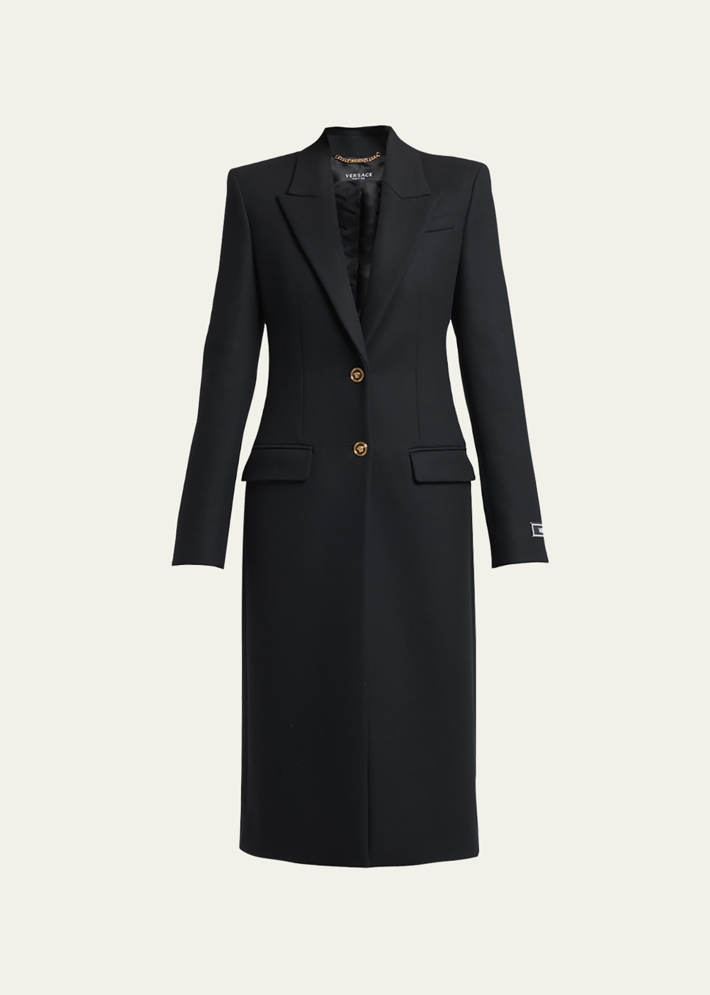 Versace peacoat sales