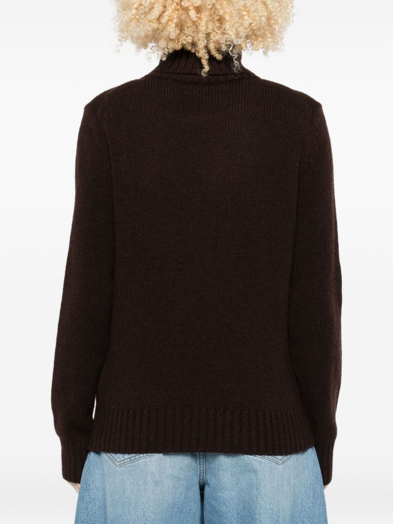 turtleneck long-sleeve sweater 4