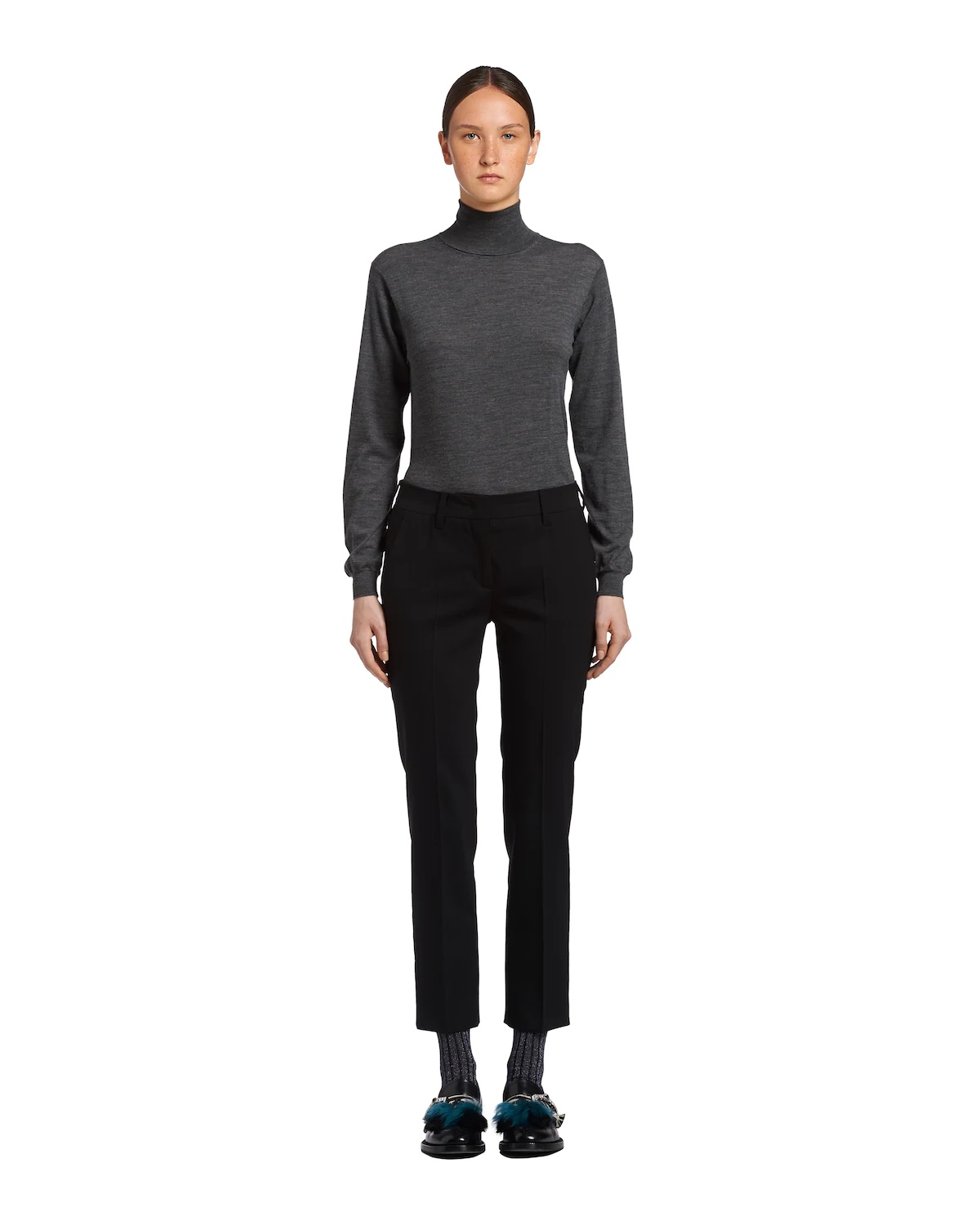 Stretch wool trousers - 2