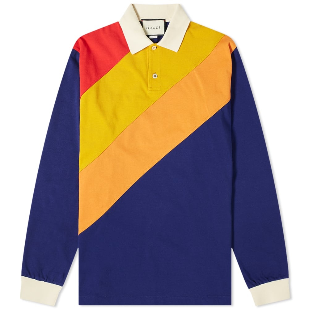 Gucci Long Sleeve Rugby Polo - 1