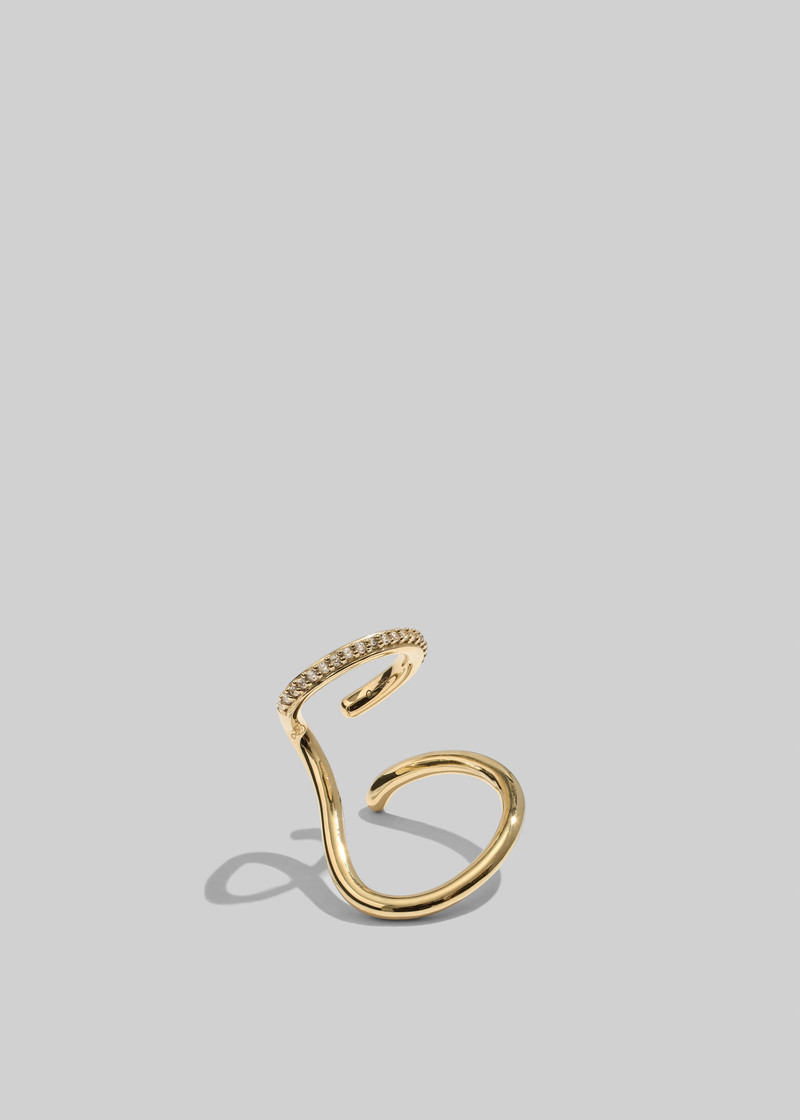 Otiumberg Pavé Sonder Ear Cuff - Gold 1