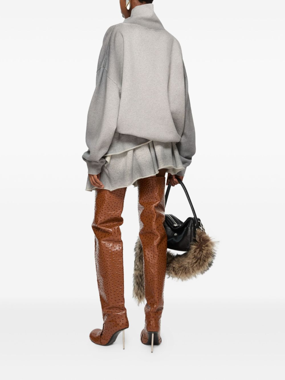 high-neck sweatshirt - 3
