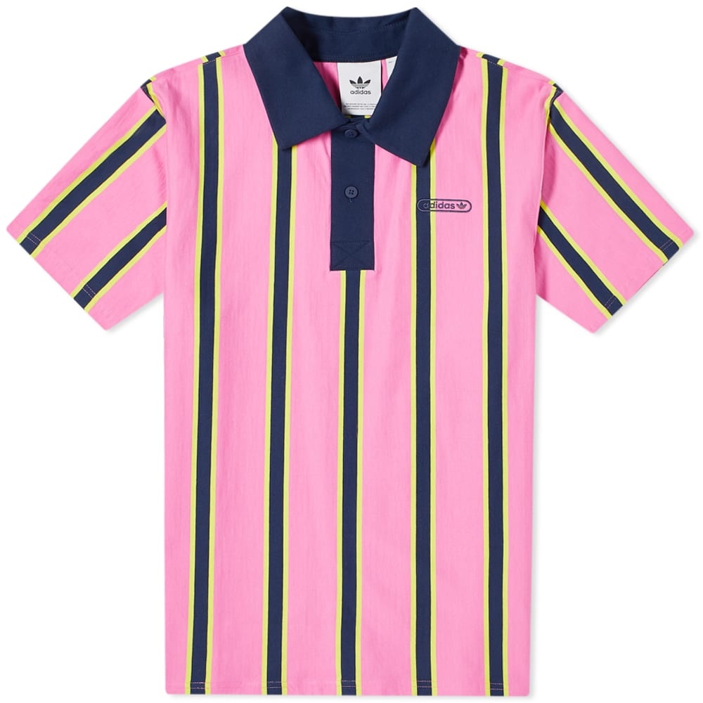 Adidas Stripe Polo - 1