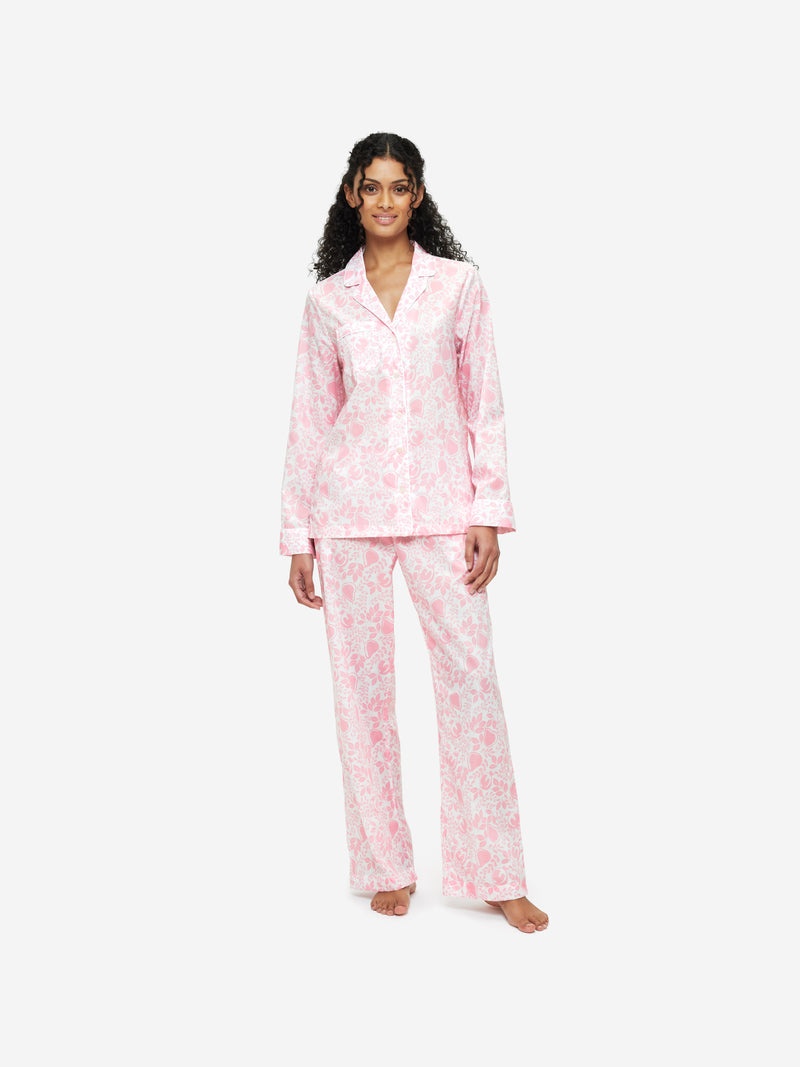 Women's Pyjamas Nelson 89 Cotton Batiste Pink - 3
