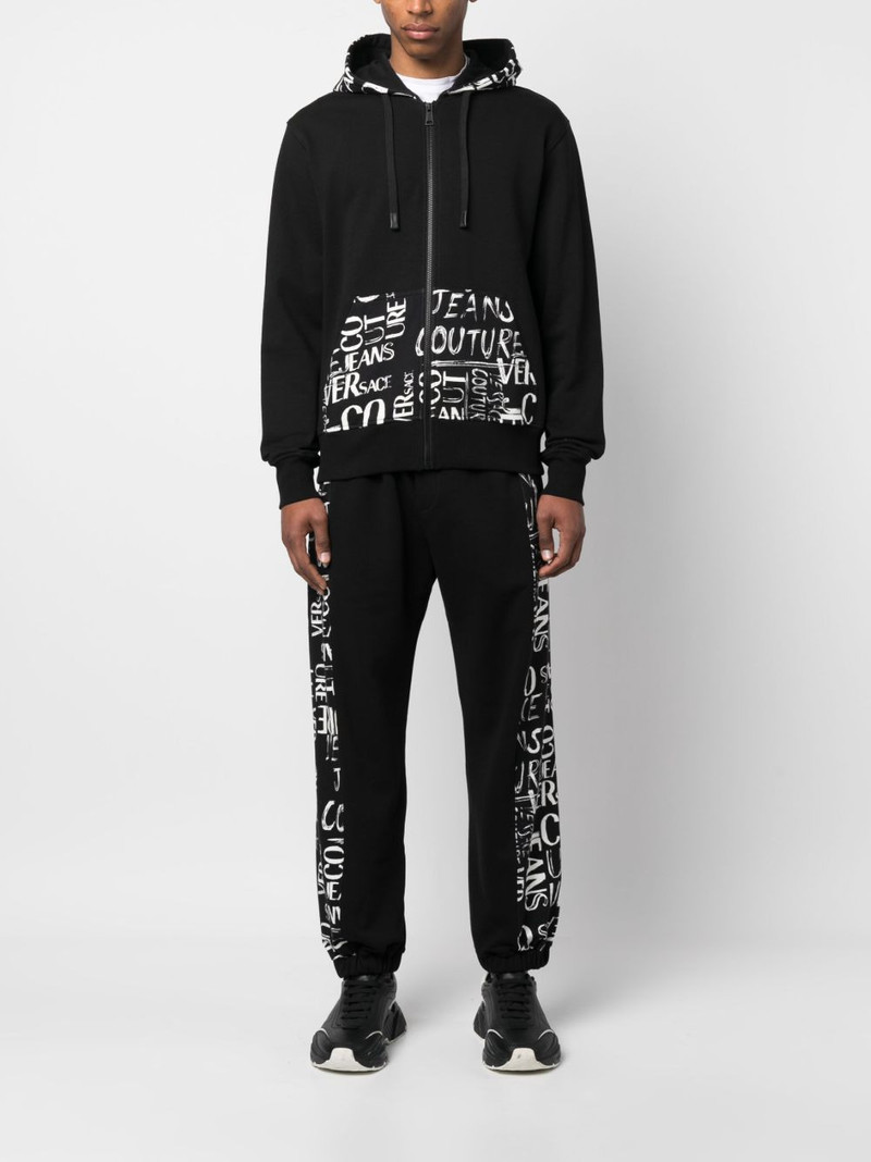 VERSACE JEANS COUTURE logo-print cotton track pant outlook